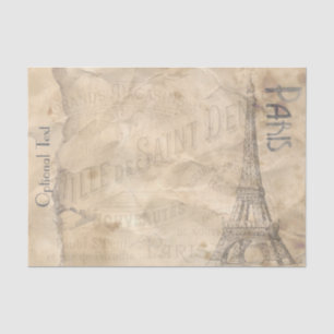 Decoupage Paper Paris Collage