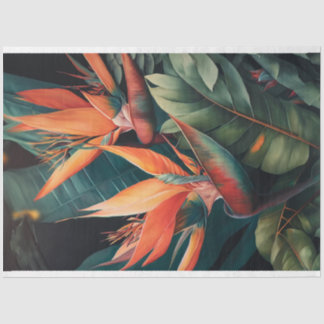 Decoupage Paper, Wrapping, - Blooming Splendour 3 Tissue Paper