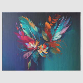 Decoupage paper, Wrapping  - Floral Kaleidoscope 1 Tissue Paper