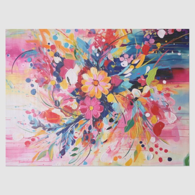 Decoupage Paper, Wrapping Pa - Exquisite Exotics 2 Tissue Paper (Front)
