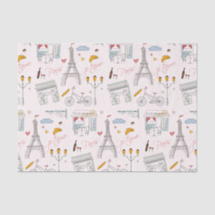 Decoupage Paris Tissue Paper