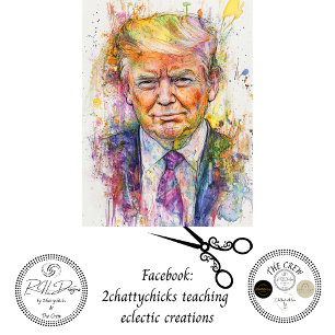 Decoupage Political Leader Portrait 250th July 4th Tissue Paper