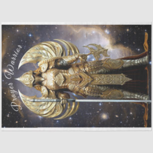 Decoupage Prayer Warrior Full Armour of God Tissue Paper