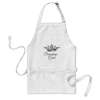 Decoupage Queen Apron