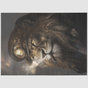 Decoupage Regal Lion Crown Headpiece Tissue Paper