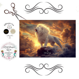 Decoupage Revelation 5:5 Lion of Judah  Tissue Paper