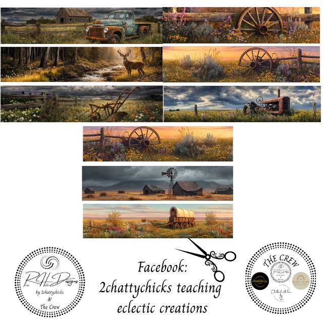 Decoupage Rustic 26x6 Handsaw Art Panels Wrapping Paper Sheet (Creator Uploaded)