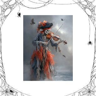 Decoupage Skeleton Eerie Meets Pirate Charm  Tissue Paper