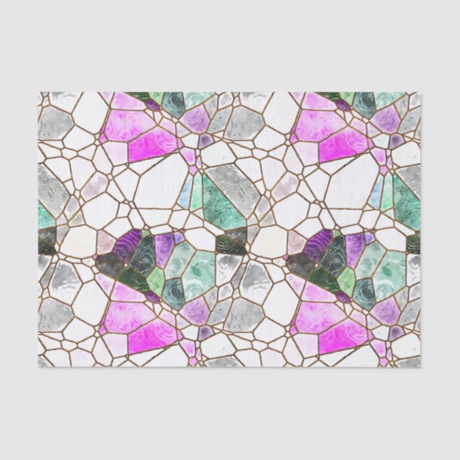Decoupage Stained Glass Effect Crafting Tissue Paper (Front)