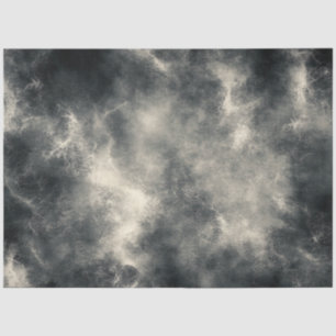 Decoupage Textured Black Silver White Faux Finish Tissue Paper