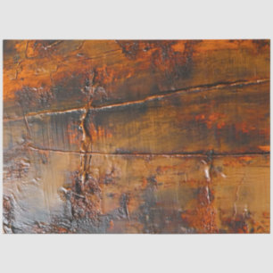 Decoupage Textured Faux Finish Copper Colour Tissue Paper