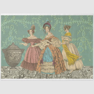 Decoupage Tissue Paper - French Fashions