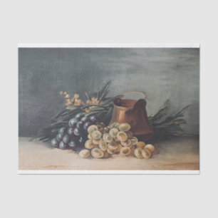 Decoupage Tissue Paper Fruit Copper Vintage