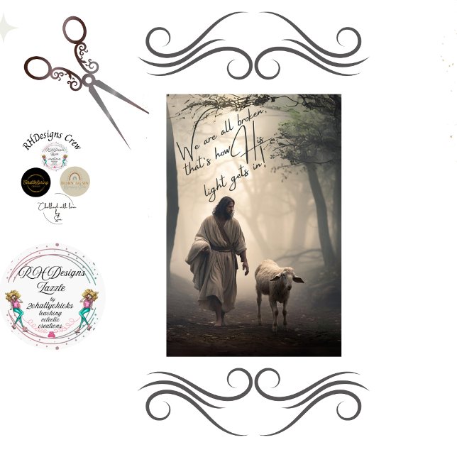 Decoupage Tissue Paper Jesus Christ the Light (Creator Uploaded)