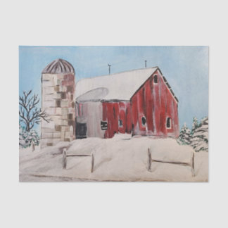 Decoupage tissue paper, Old barn Tissue Paper