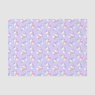 Decoupage Unicorn Birthday Party Purple Tissue Paper