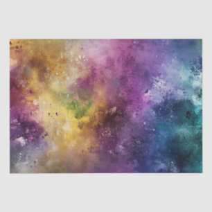 Decoupage Vibrant Abstract Dynamic Colours Faux Tissue Paper
