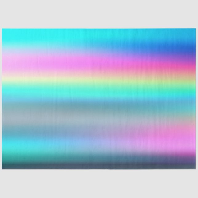 Decoupage Vibrant Gradient Colour Green Pink Purpl Tissue Paper (Front)