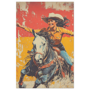 Decoupage Vintage Poster Arabian Horse Rider Judi Tissue Paper