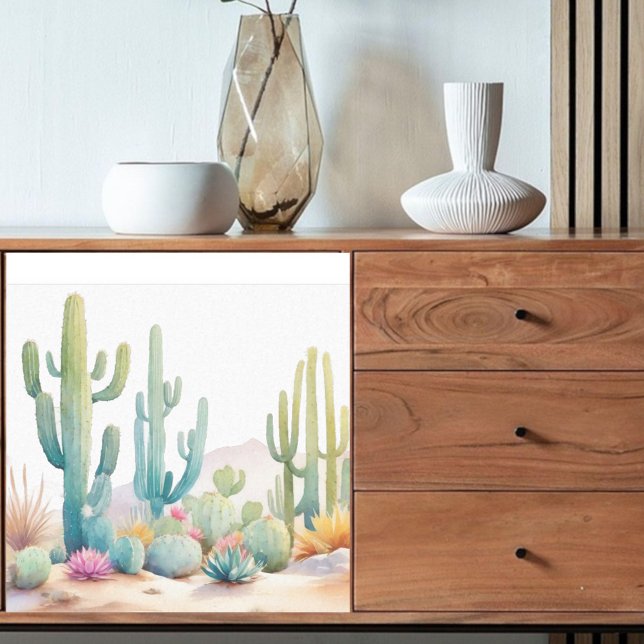 Decoupage Watercolor Desert Illustration  Tissue Paper (Creator Uploaded)