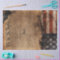 Decoupage We The People Constitution Flag 
