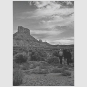 Decoupage Western Solitude Lisa Chappell Tissue Paper