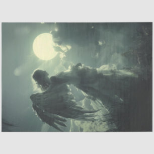 Decoupage Whimsical Angelic Angel Waiting Tissue Paper