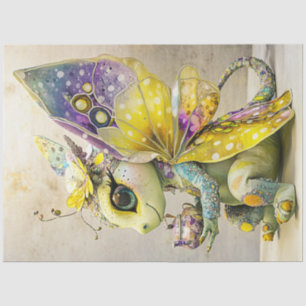 Decoupage Whimsical Coloured Fairy Butterfly Wings Tissue Paper