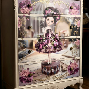 Decoupage Whimsical Flower Fairy Seidenpapier Tissue Paper