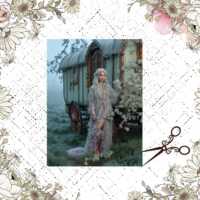 Decoupage Whimsical Gypsy Victorian Wanderer  Tissue Paper (Creator Uploaded)