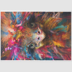 Decoupage Whimsical Ostrich Wackadoodle RHDesigns  Tissue Paper