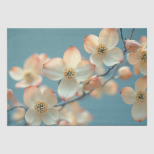 Decoupage White Dogwood Tree Flower Tissue Paper