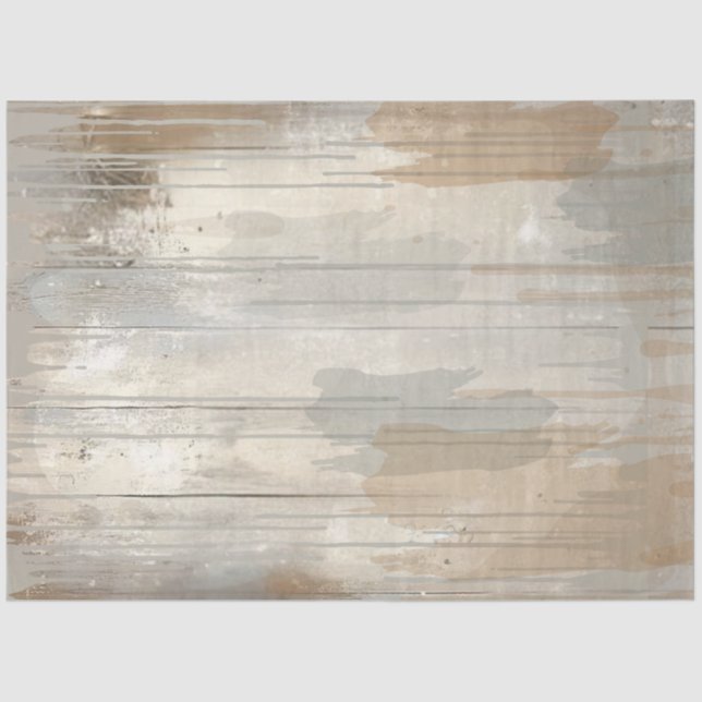 Decoupage Wood Rustic Faux Background  Tissue Paper (Front)