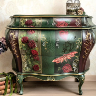 Decoupage Woodland Moth Illustration Tissue Paper