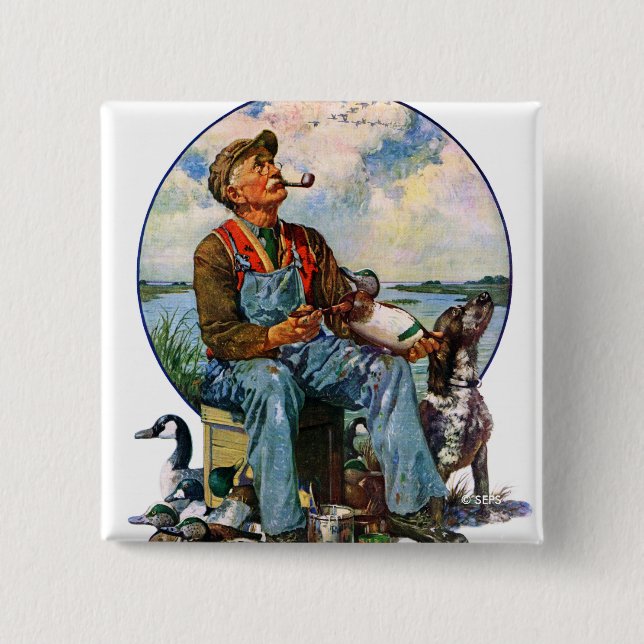 Decoys 15 Cm Square Badge (Front)