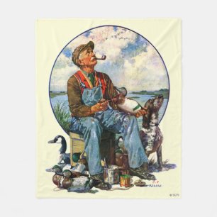 Decoys Fleece Blanket