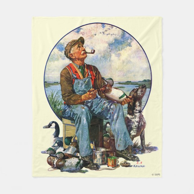 Decoys Fleece Blanket (Front)