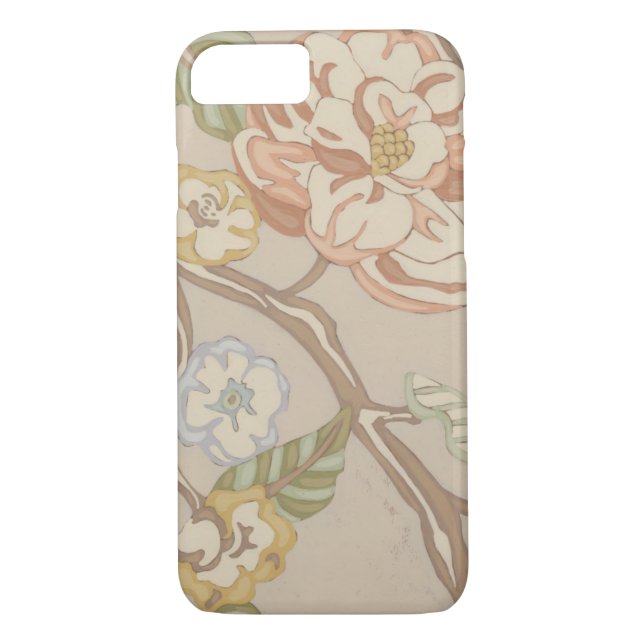 Decrative Organza Chintz Floral Design Case-Mate iPhone Case (Back)