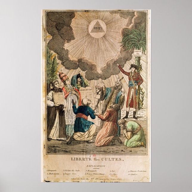 Decree Instituting the Freedom of Worship Poster (Front)