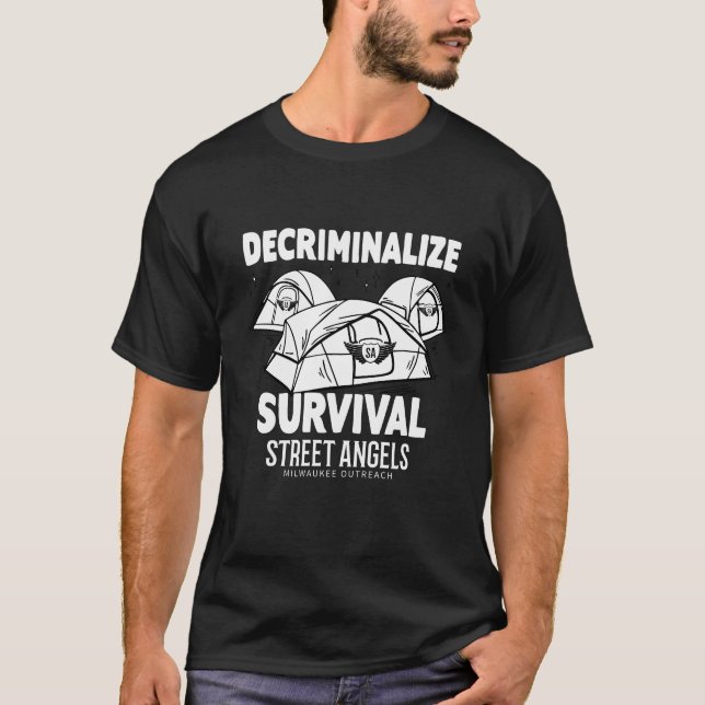 Decriminalize Survival T-Shirt (Front)