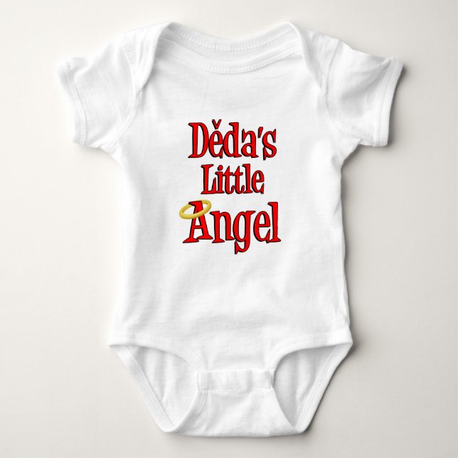 Deda's Little Angel Baby Bodysuit (Front)