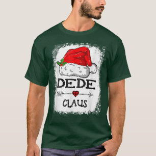 Dede Claus Christmas Light Pajama Family Matching T-Shirt