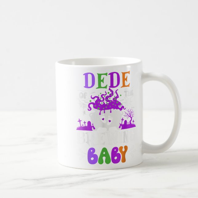 Dede Of The Brewing Baby Grandpa To Be Halloween  Coffee Mug (Right)