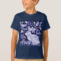 Dedham Blue Rabbit, Classic Blue & White Design