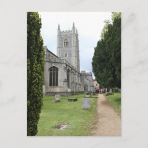 Dedham Church Postcard