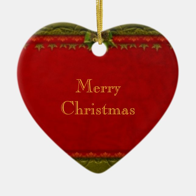 Dedicate Christmas Ceramic Tree Decoration (Front)
