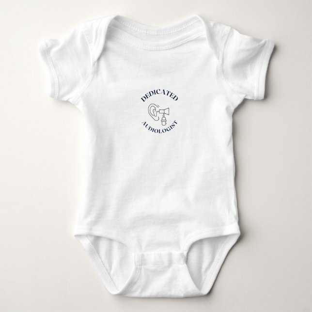 DEDICATED AUDIOLOGIST BABY BODYSUIT (Front)
