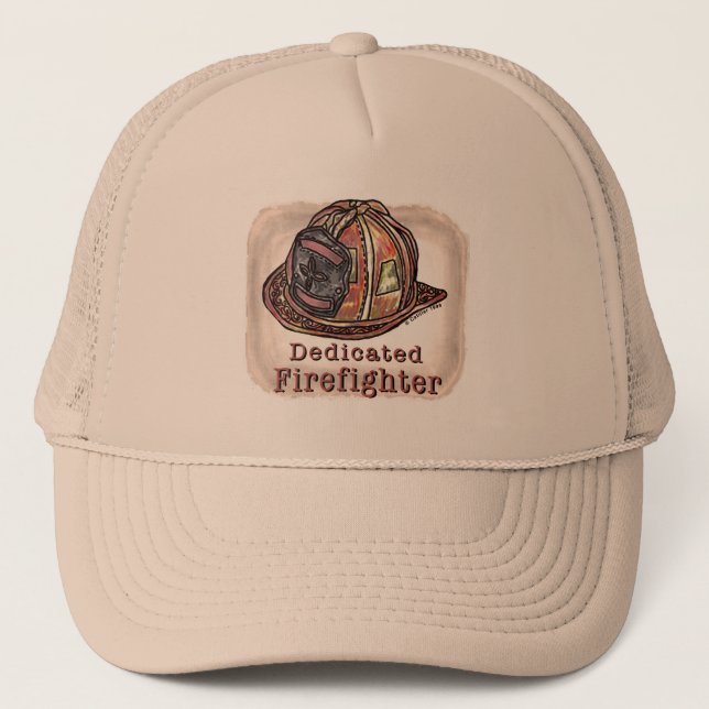 Dedicated Firefighter  Hat  (Front)