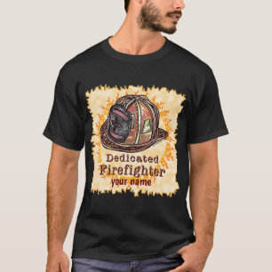 Dedicated Firefighter  T-Shirt