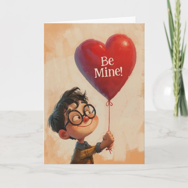 Dedicated Heart Valentine's Card (Front)